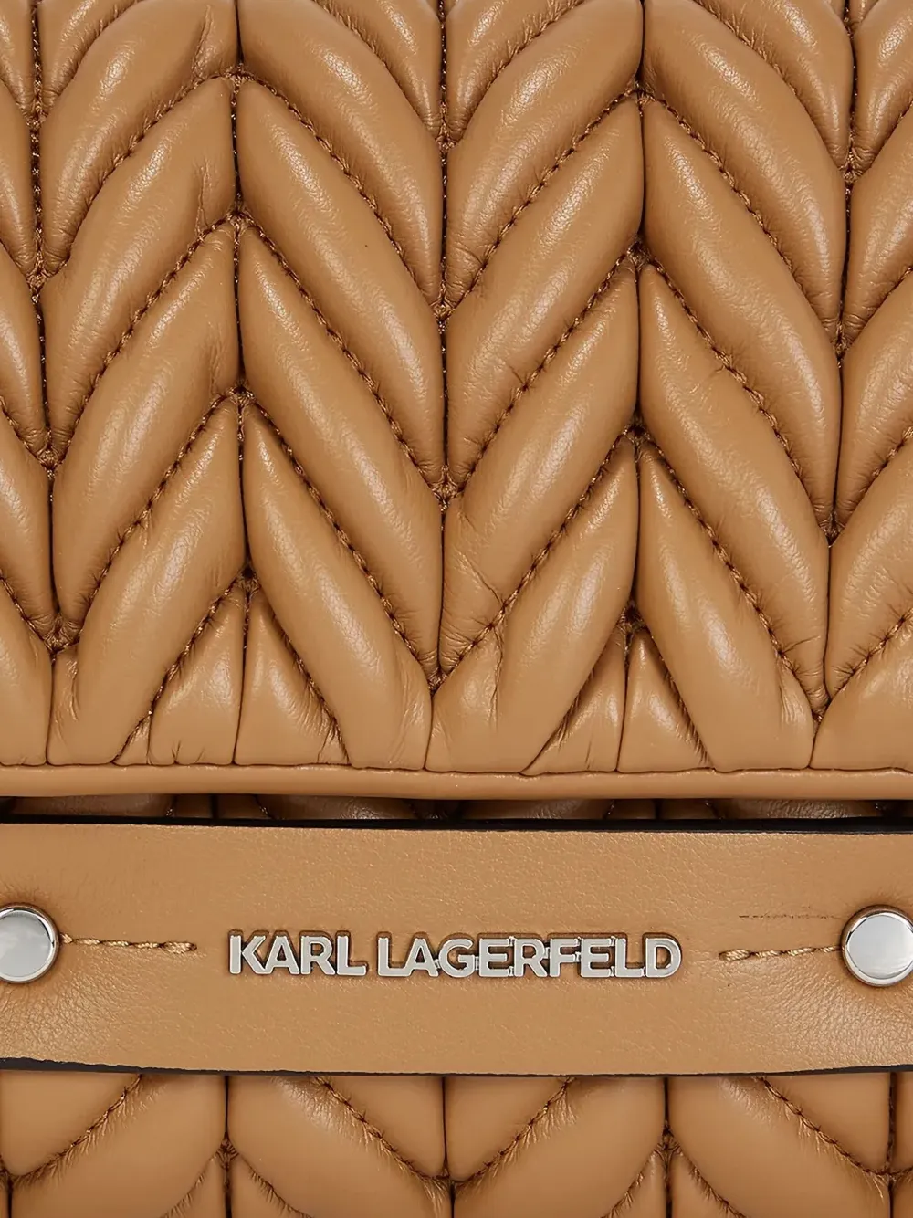 Karl Lagerfeld Gewatteerde crossbodytas Bruin