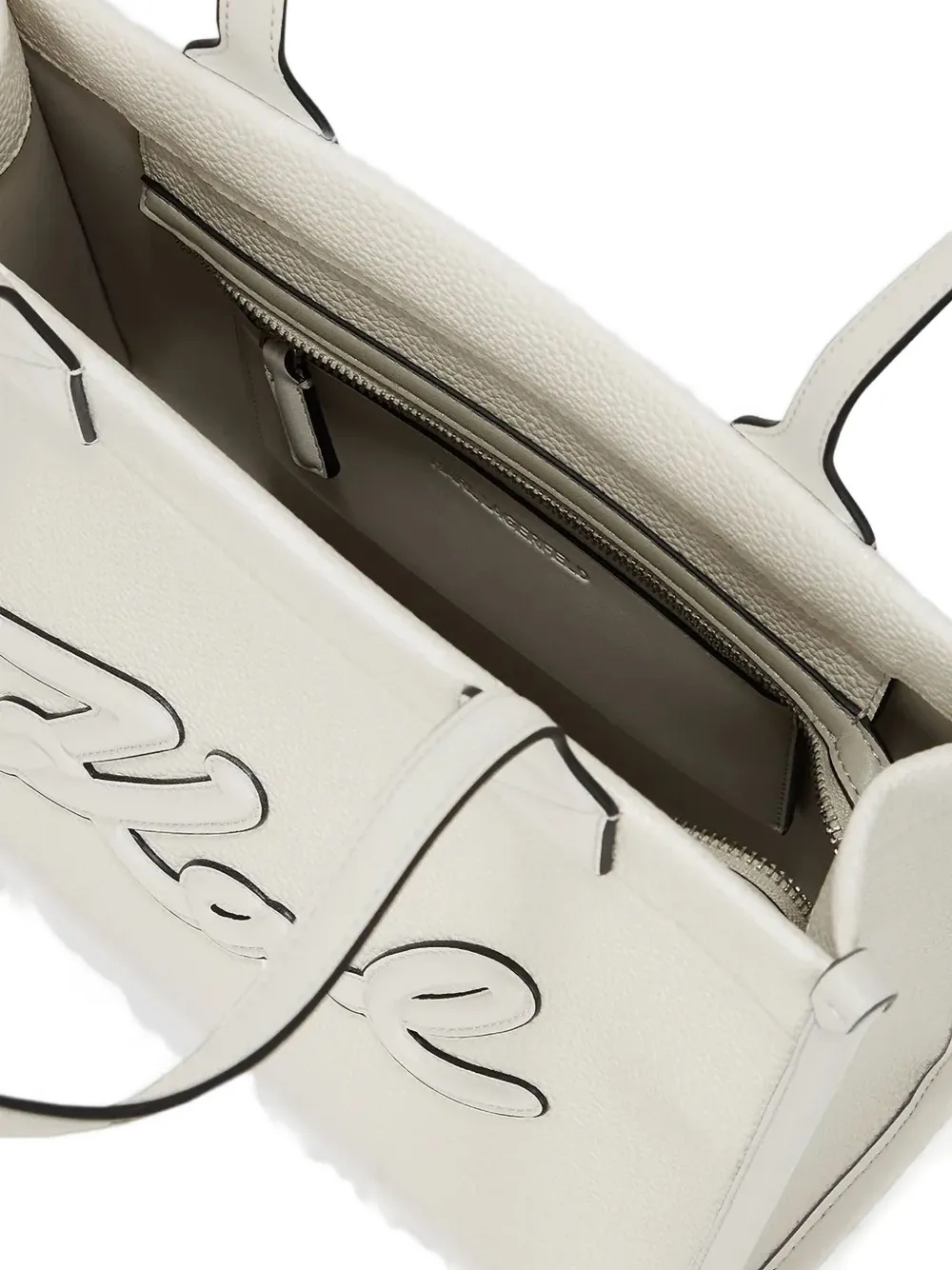 Karl Lagerfeld K Skuare tote bag Wit