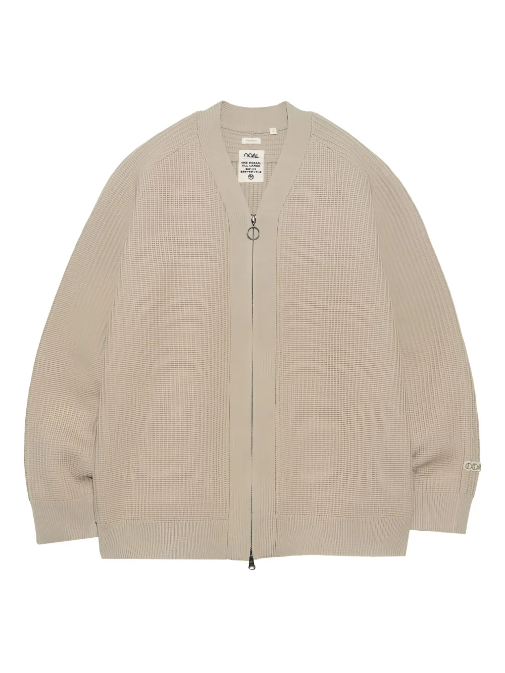 Nanamica zip-front cardigan - ニュートラル Nanamica zip-front cardigan - ニュートラル