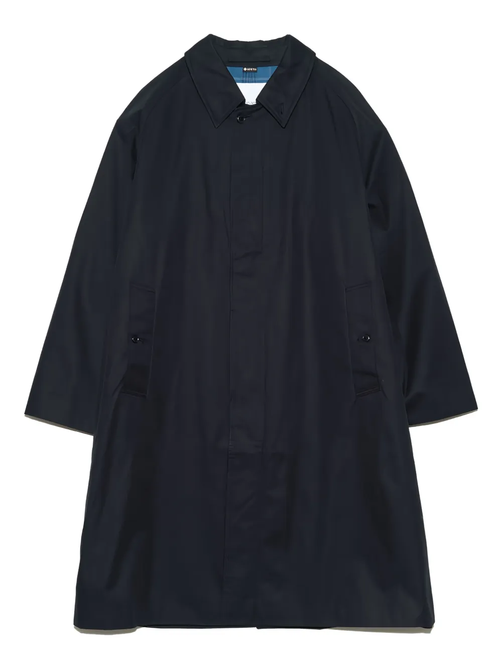 Nanamica buttoned coat | Black | Image 1