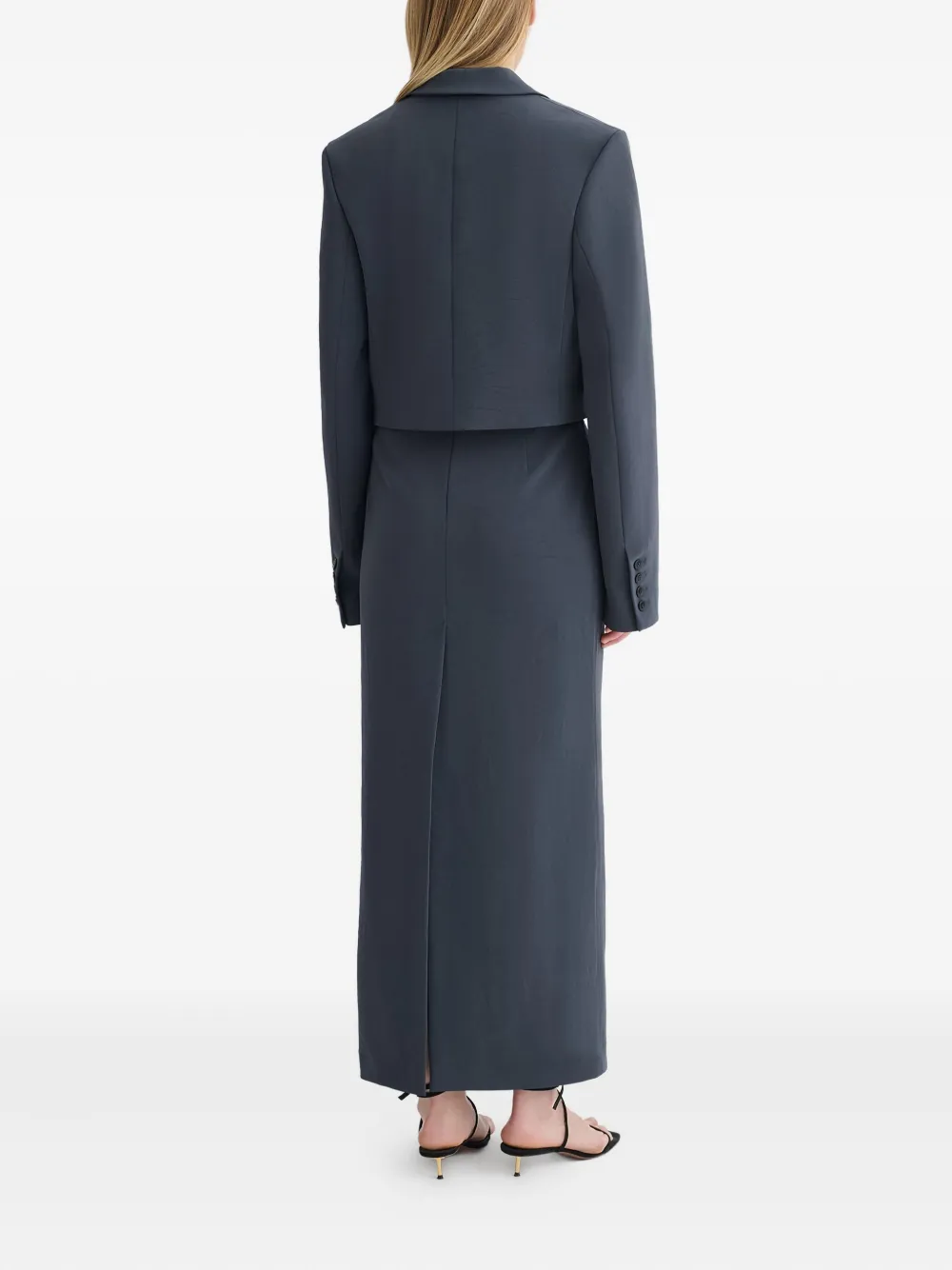Nanushka Nya Maxi Skirt In Gray