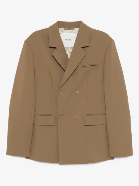 Nanushka blazer à boutonnière croisée