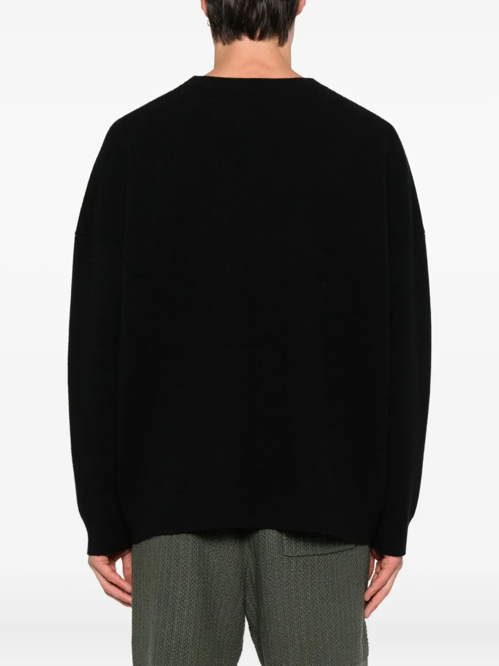 Nanushka Sweater van katoenmix Zwart