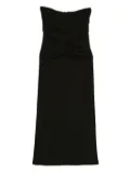 Nanushka drape-detail maxi skirt - Green