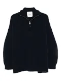 Nanushka Kylen zip-neck tassel sweater - Blue