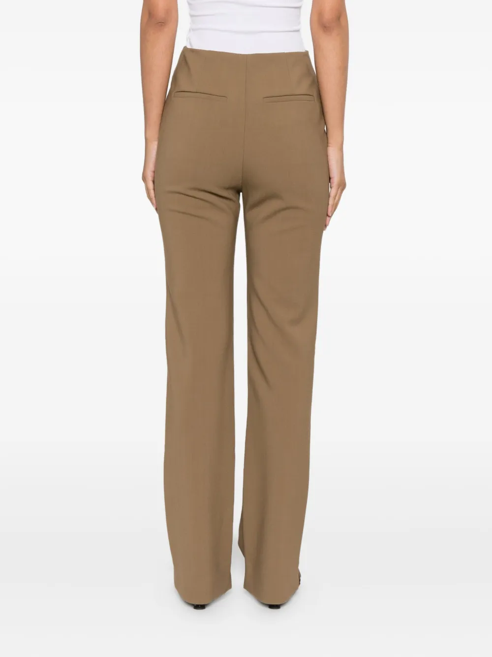 Nanushka Cybel pantalon met split Bruin
