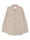 Nanushka Martin patch-pocket overshirt - Neutrals