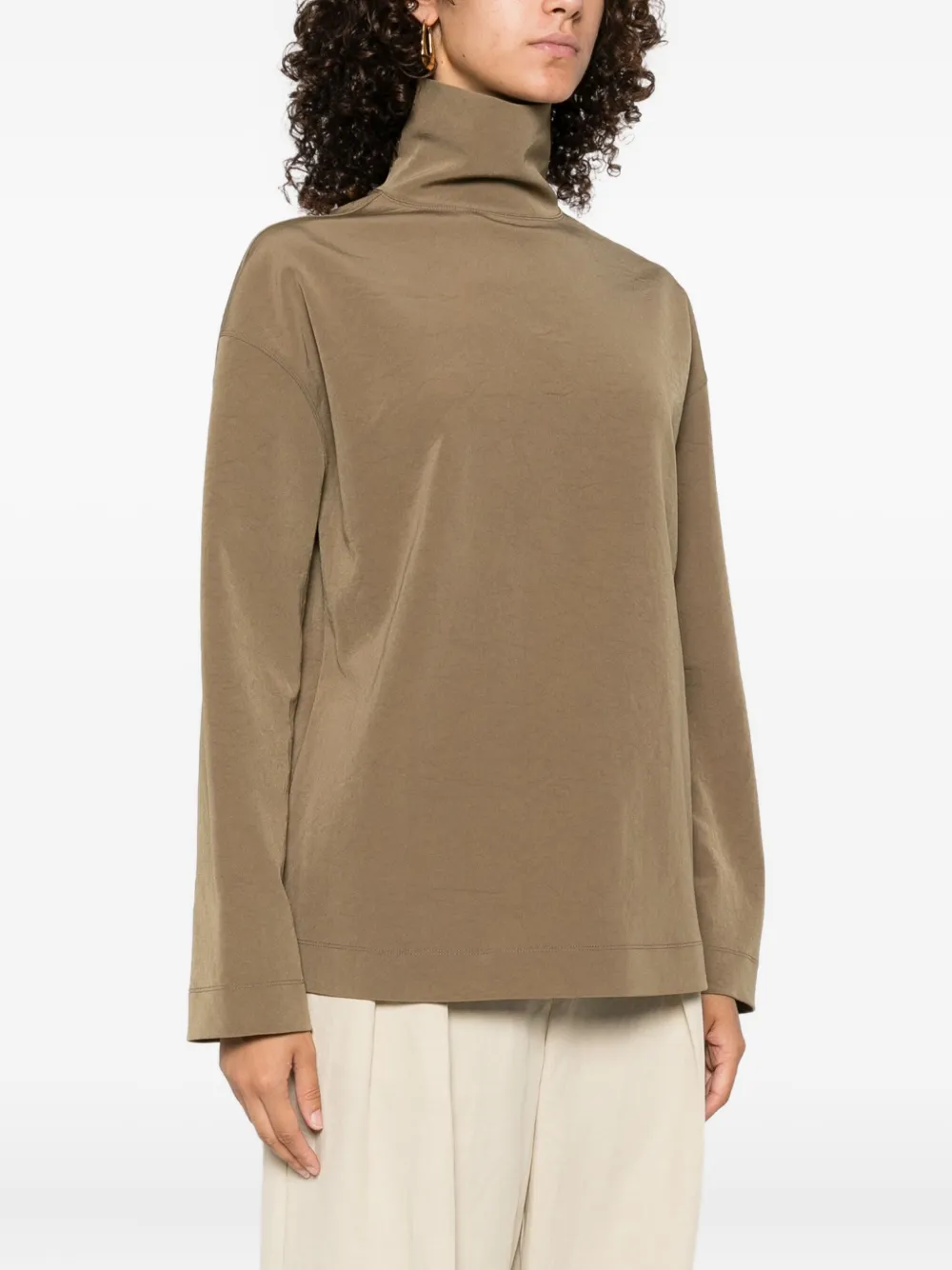 Nanushka turtleneck long-sleeve top Bruin
