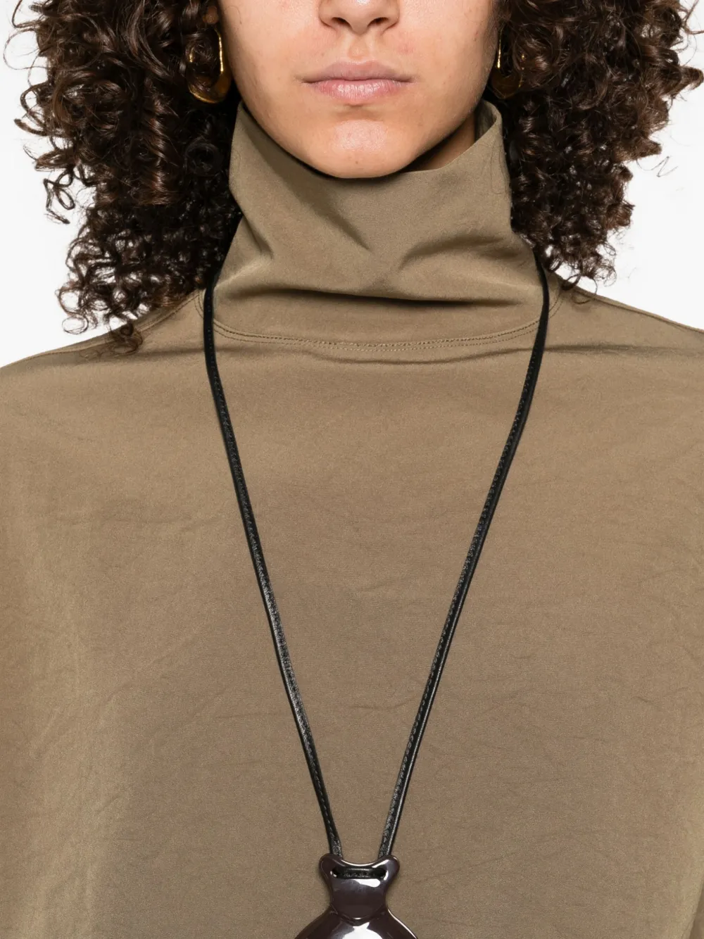 Nanushka turtleneck long-sleeve top Bruin