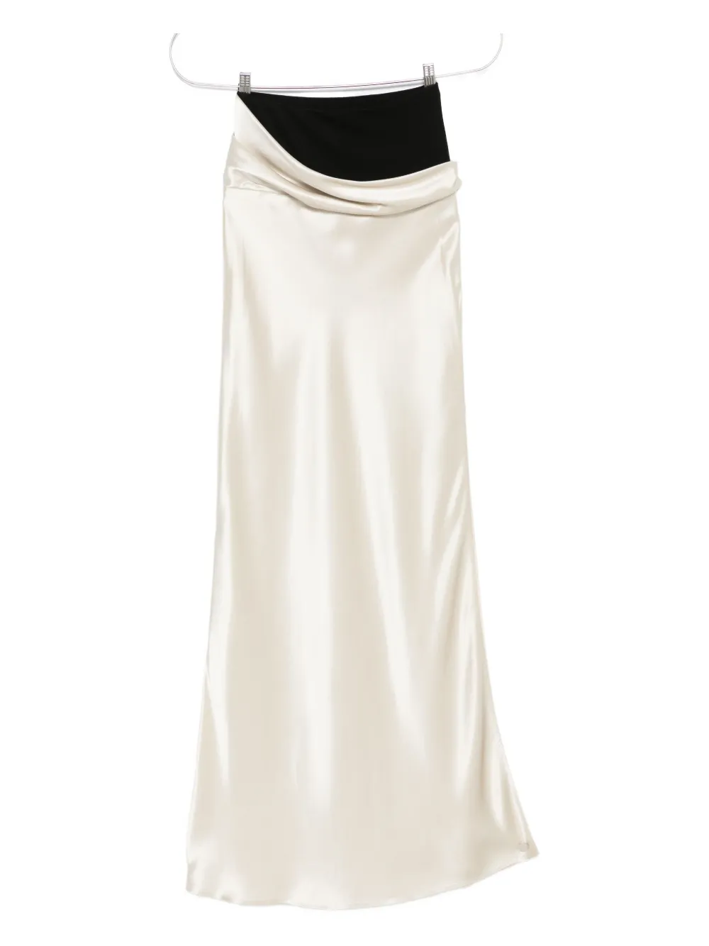 Nanushka Letto maxi-rok met gedrapeerd detail Beige
