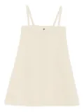Nanushka button-front sleeveless mini dress - Neutrals