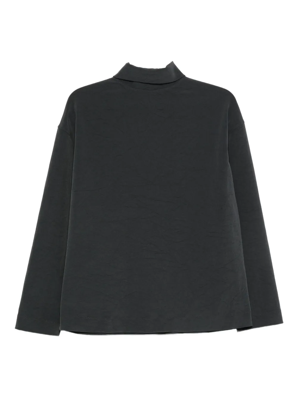 Nanushka Sitara top met col en lange mouwen Blauw