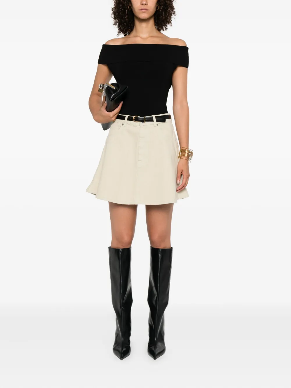 Nanushka Neah mini-rok Beige