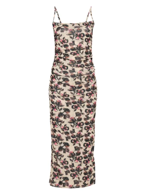 Nanushka floral-print ruched dress