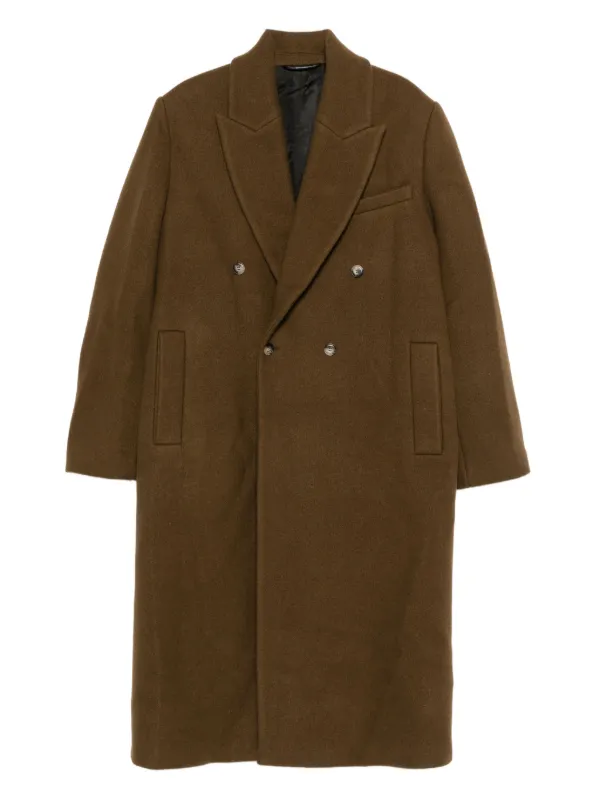 Nanushka double-breasted Coat | Green | FARFETCH RO