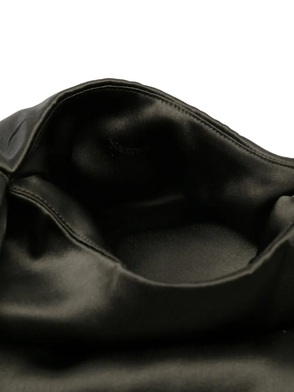 Nanushka Jen satin tote bag Groen
