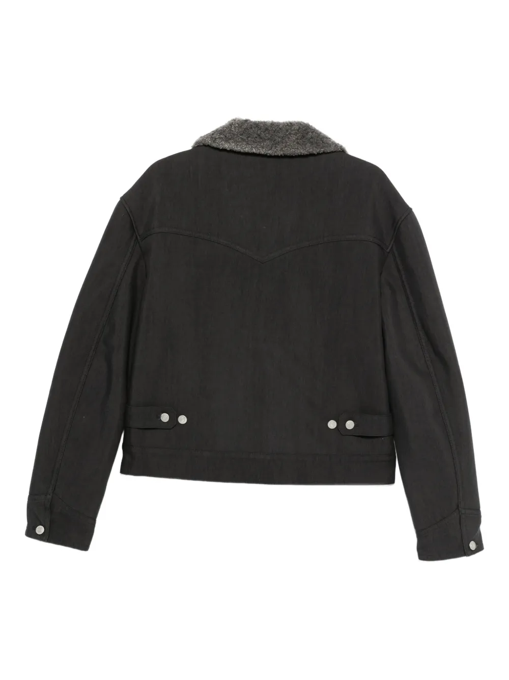 Nanushka faux shearling-collar jacket | Shirt Jackets | Image 2