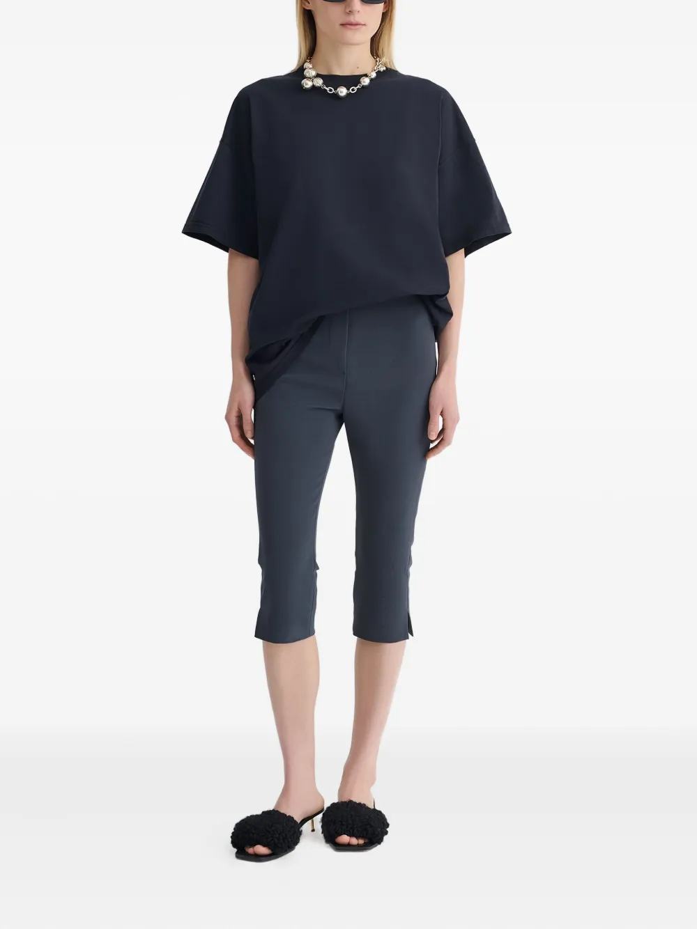 Nanushka Saoirse capri trousers - Blauw