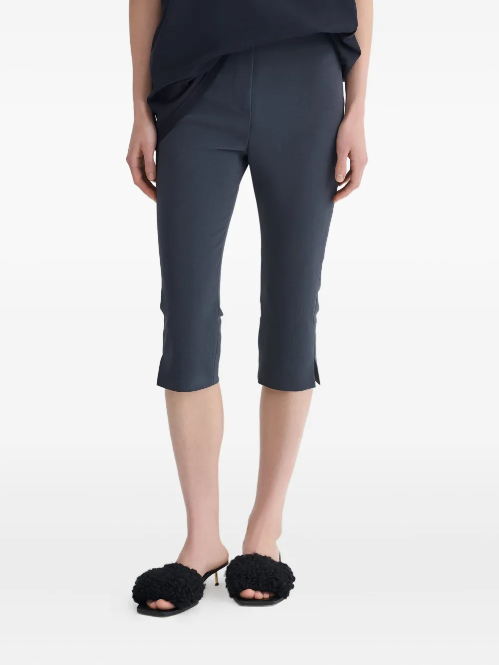 Nanushka Saoirse Capri Trousers In Blue