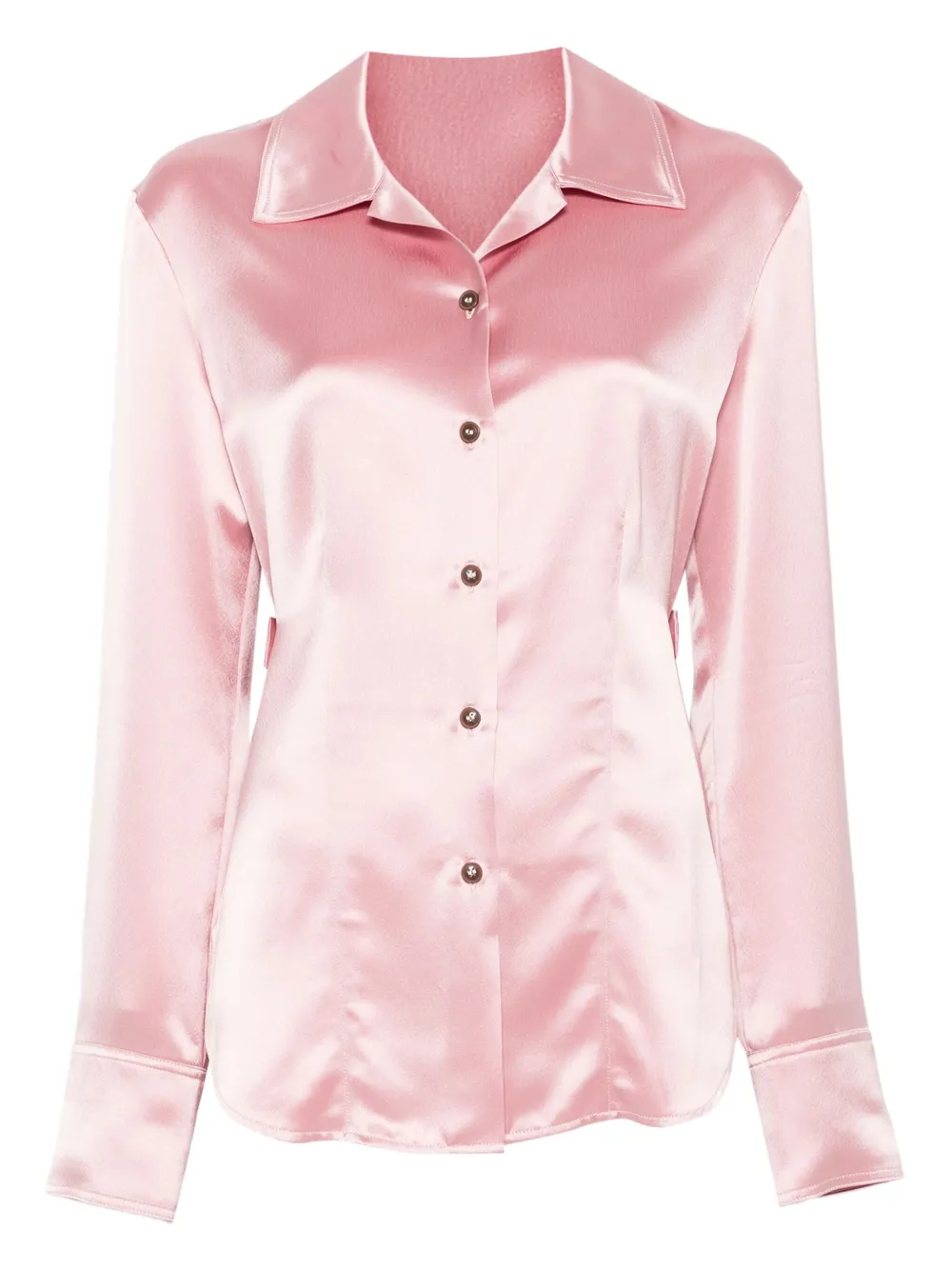 Nanushka Nathalie getailleerde blouse Roze