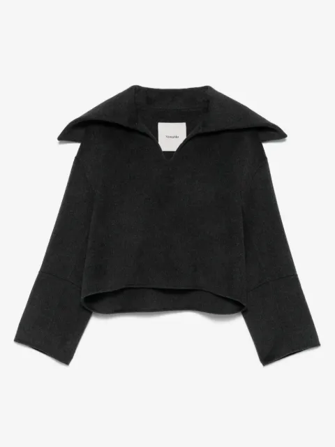 Nanushka suéter con cuello oversize