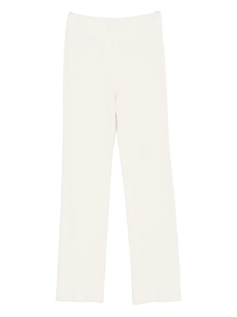 Nanushka Shera broek met split aan de achterkant Beige