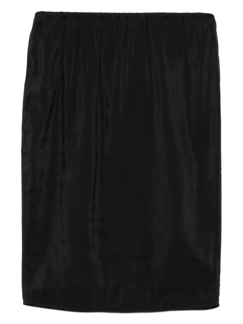 Nanushka elastic-waistband mini skirt Zwart