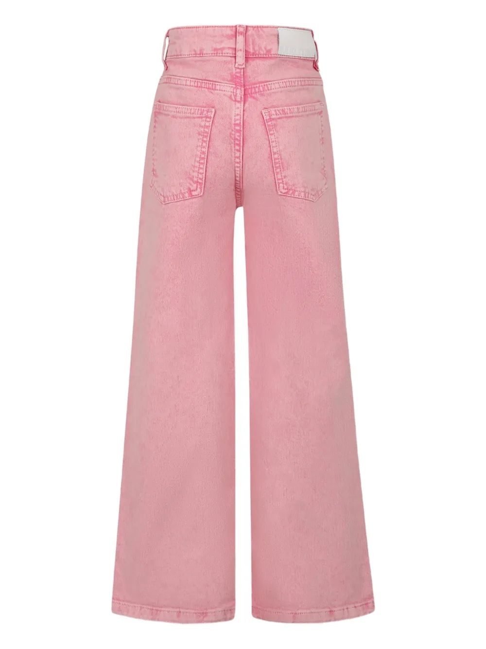 MSGM Kids crystal-embellished flared jeans Roze