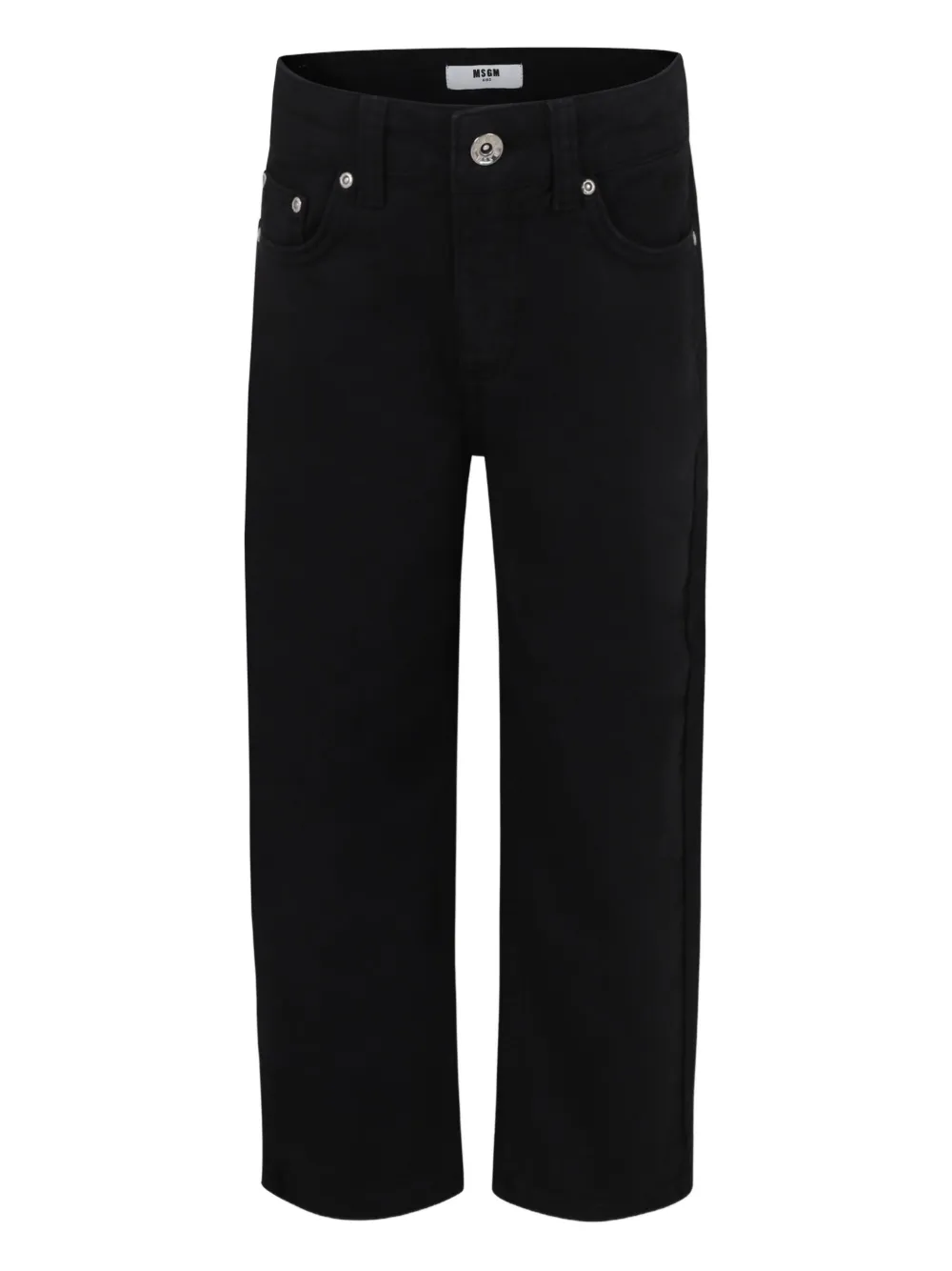 MSGM Kids five-pocket jeans Zwart