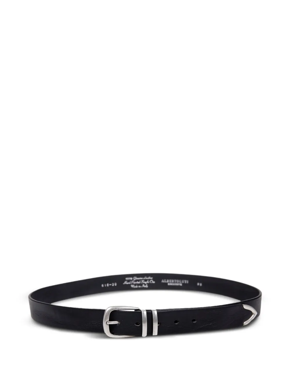 ALBERTO LUTI leather belt | Black | Image 1