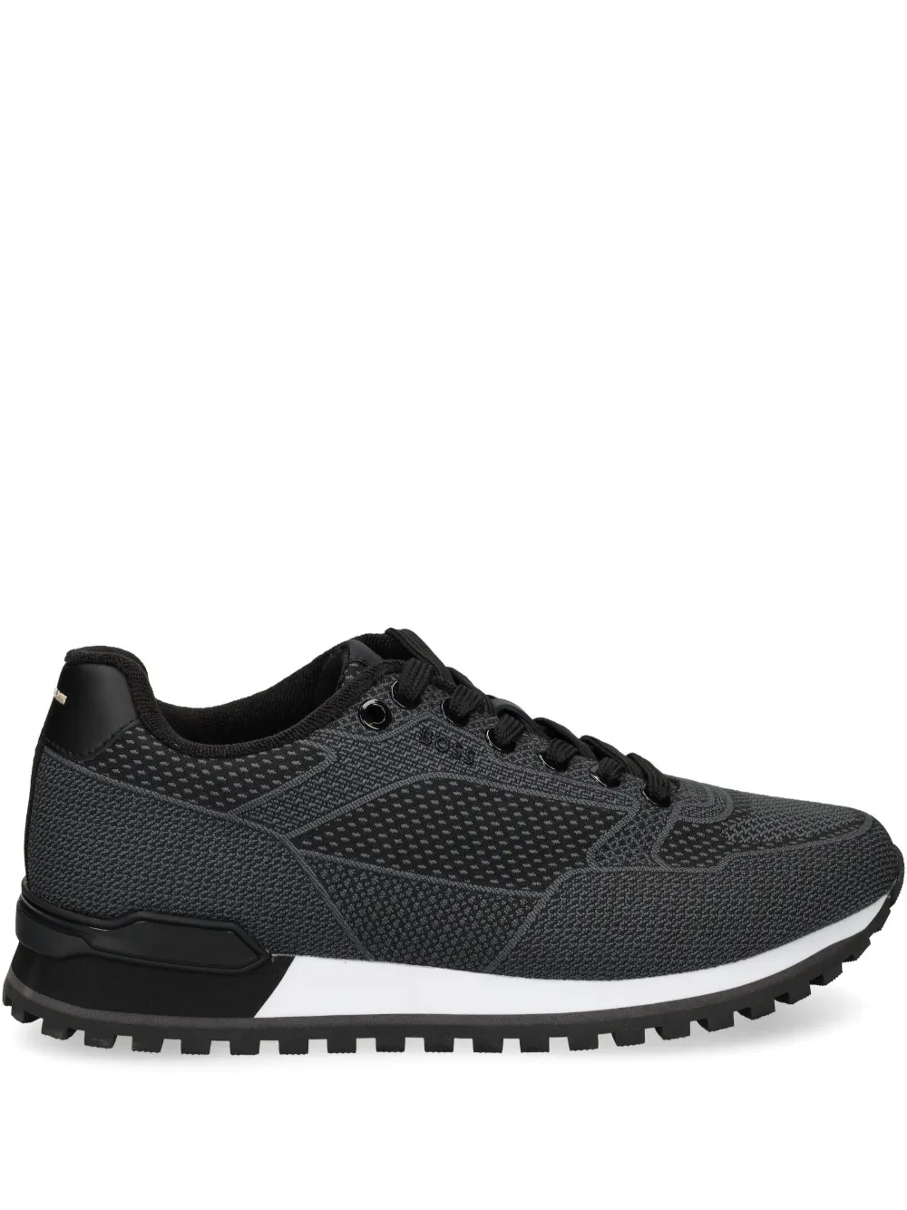 BOSS mesh-panelled sneakers Black