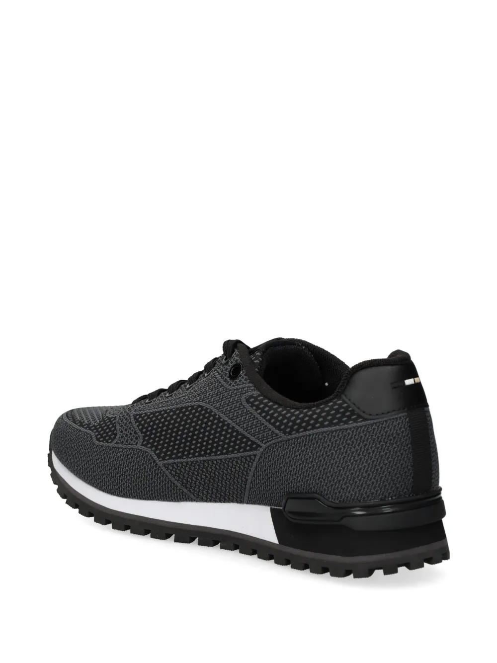 BOSS mesh-panelled sneakers Black