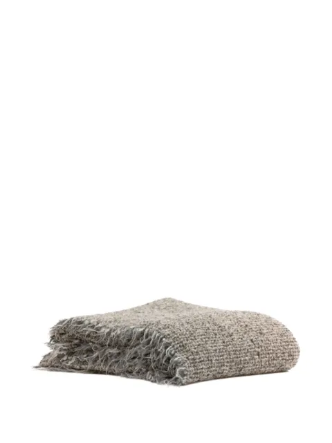 Society Limonta textured frayed throw blanket