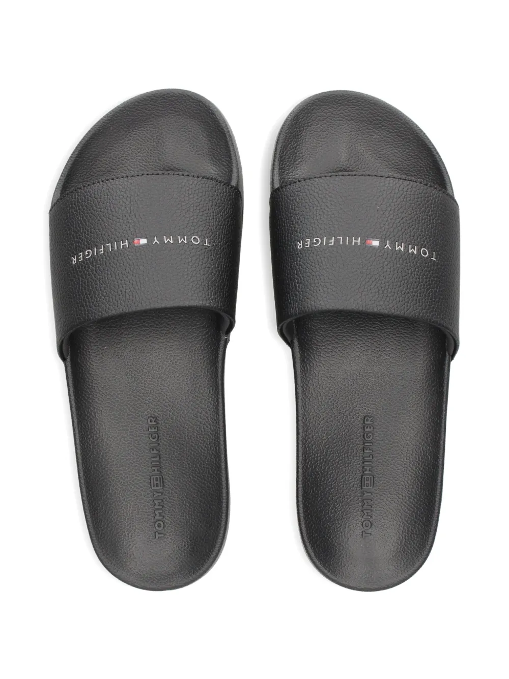 Tommy Hilfiger logo-detail slides Black