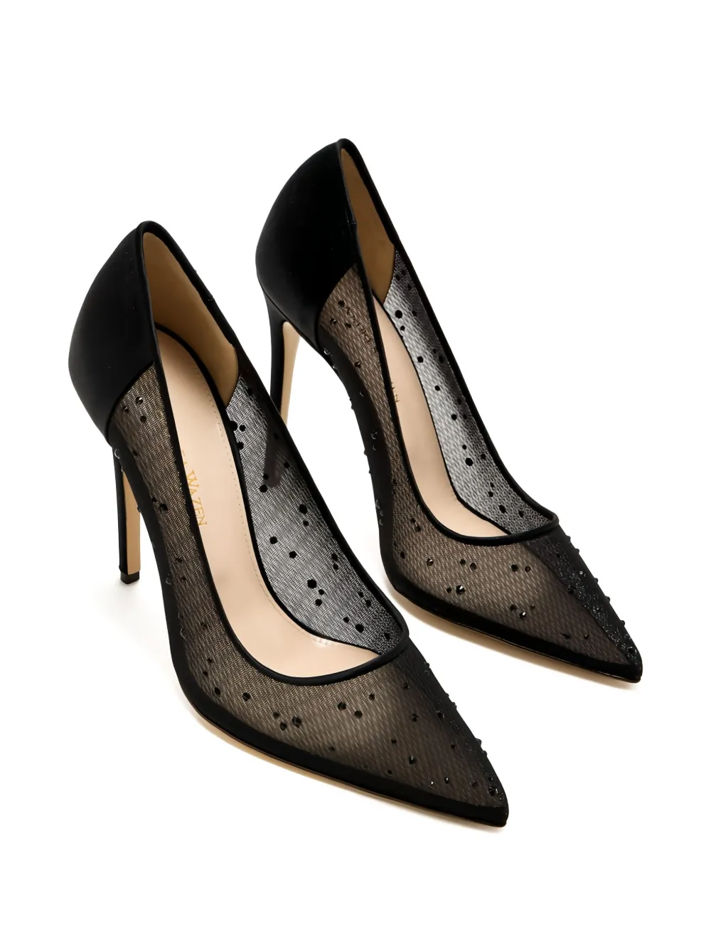 Andrea Wazen  105mm Lore Glitz embellished pumps | Heeled Pumps | Image 2