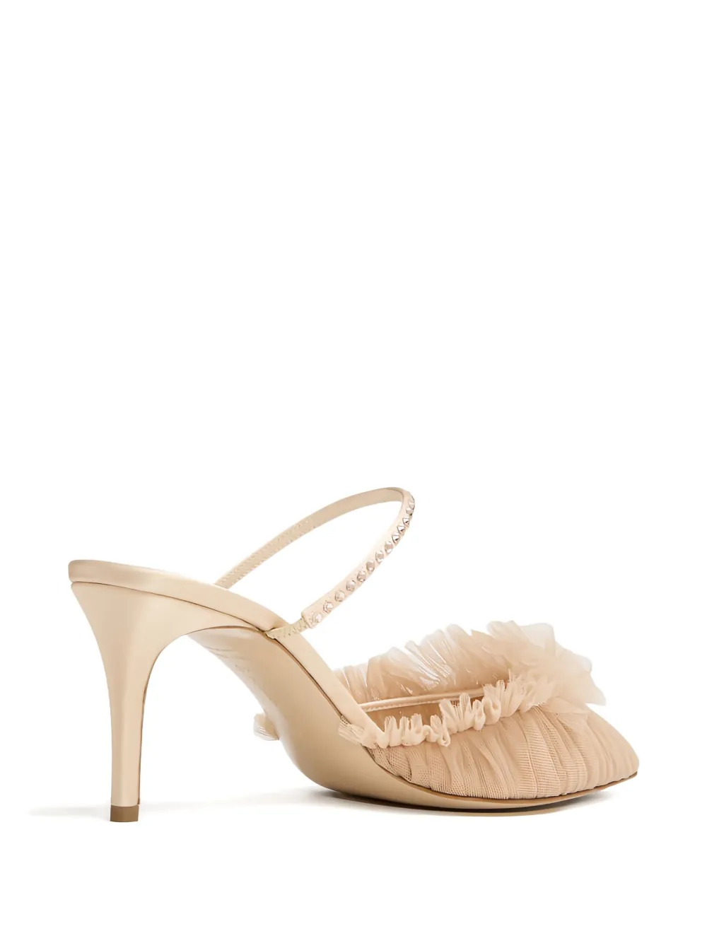 Andrea Wazen  75mm Franca Glitz crystal-embellished mules | Heeled Mules | Image 2