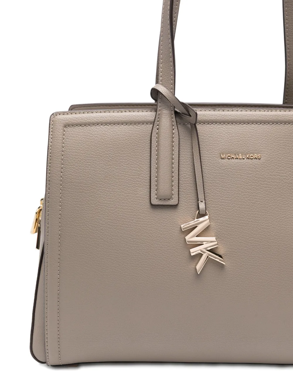 Michael Kors Laila medium shopper met logoplakkaat Grijs