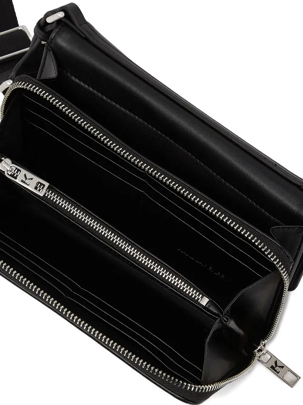 Karl Lagerfeld K Voyage crossbodytas met monogram en rits Zwart