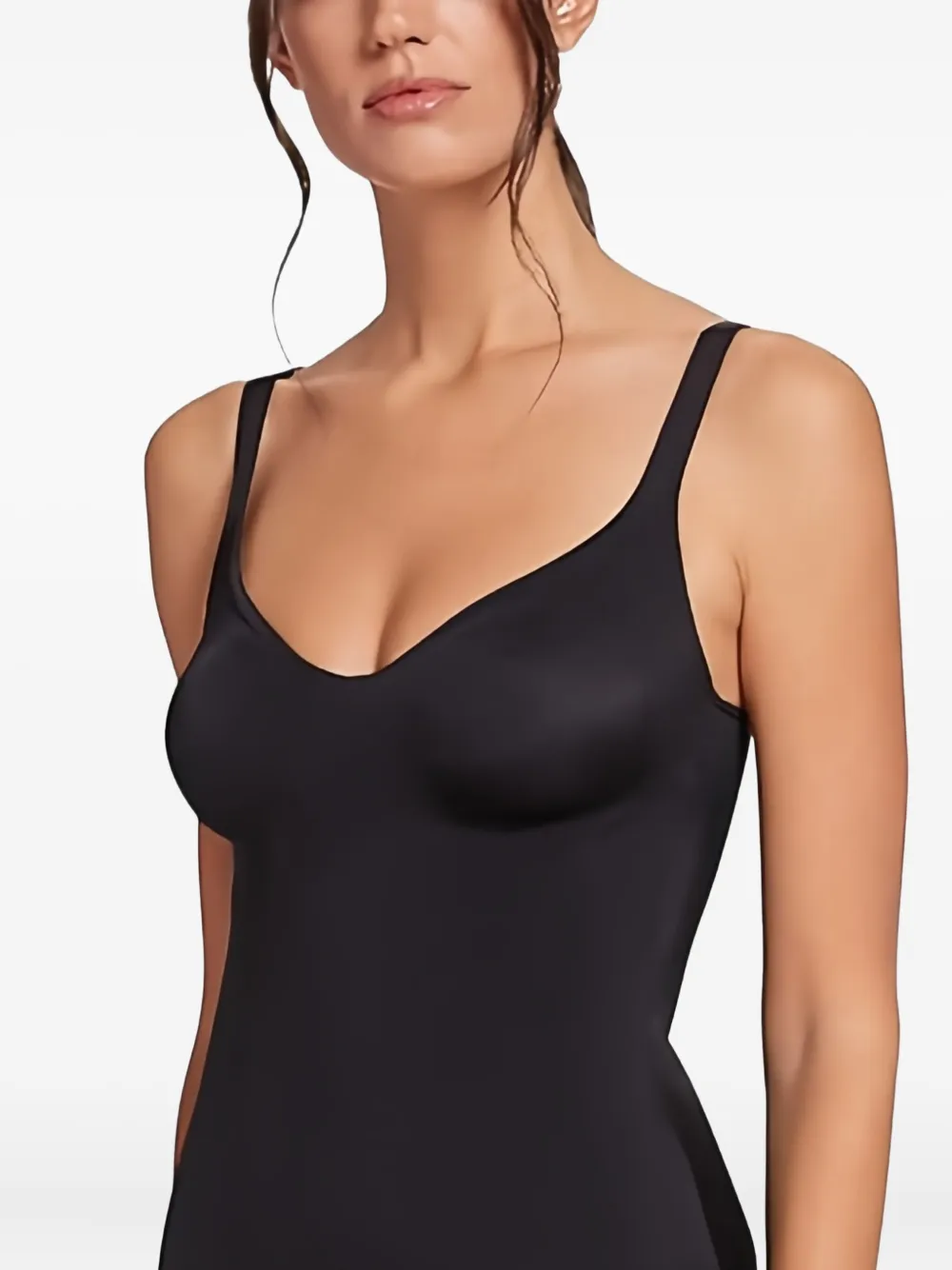Wolford Mat De Luxe Underwire Shaping Bodysuit In Black