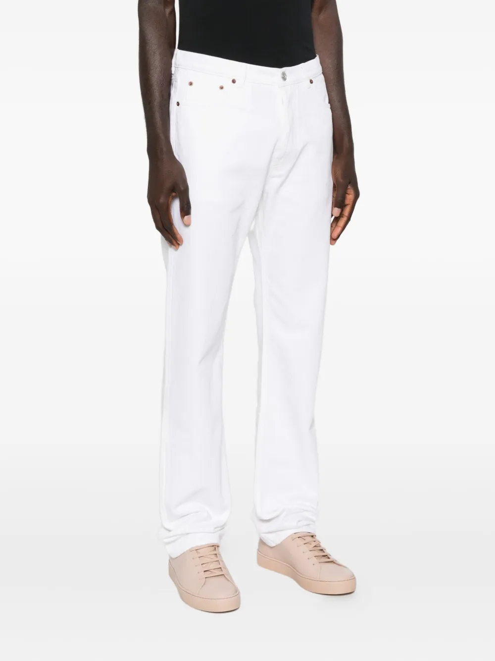 Husbands Jeans met ringlets Wit
