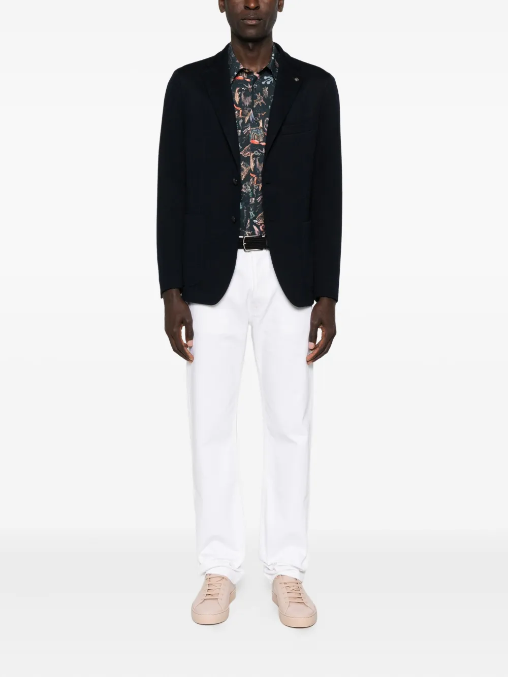 Husbands Jeans met ringlets - Wit