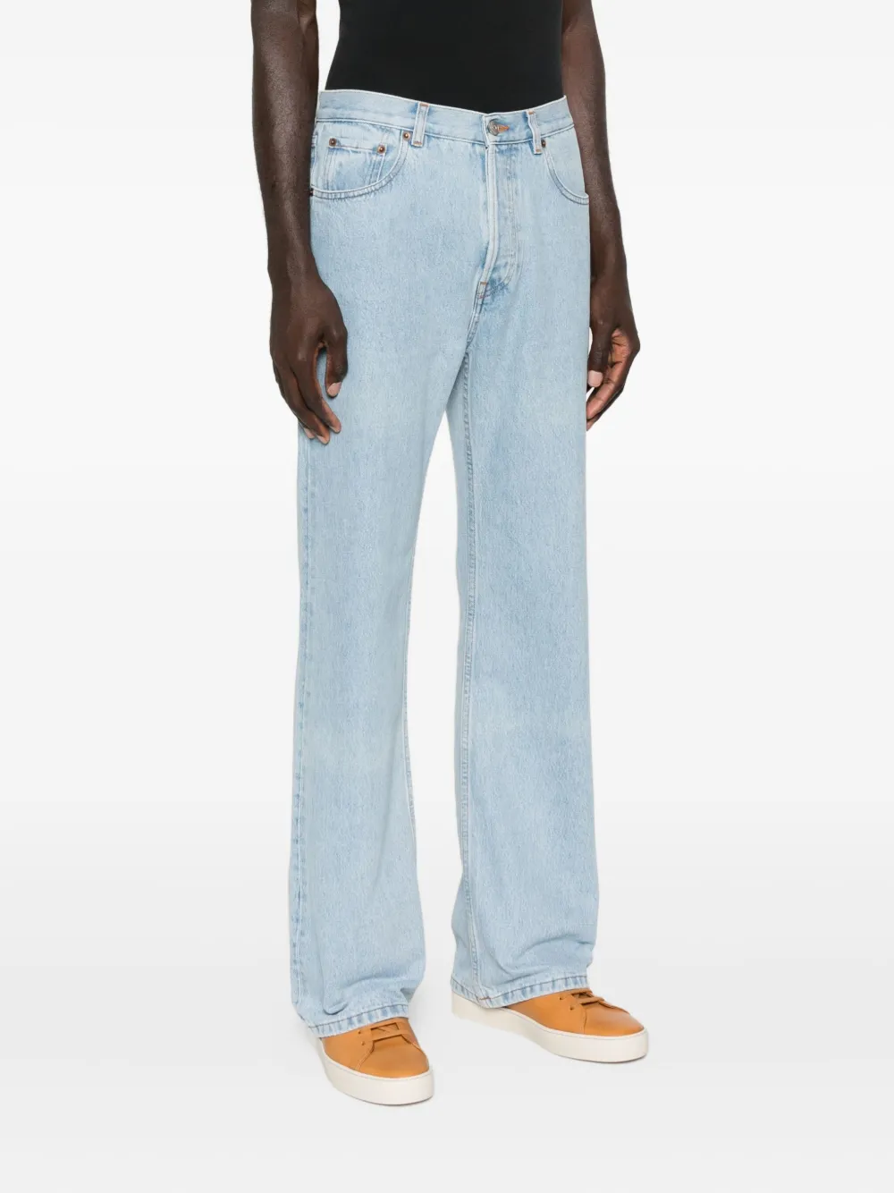 Husbands Jeans met vijf zakken Blauw