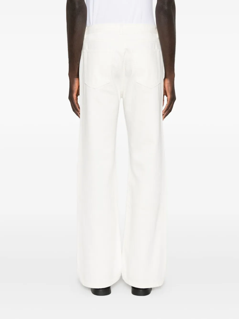 Husbands Jeans met vijf zakken Wit