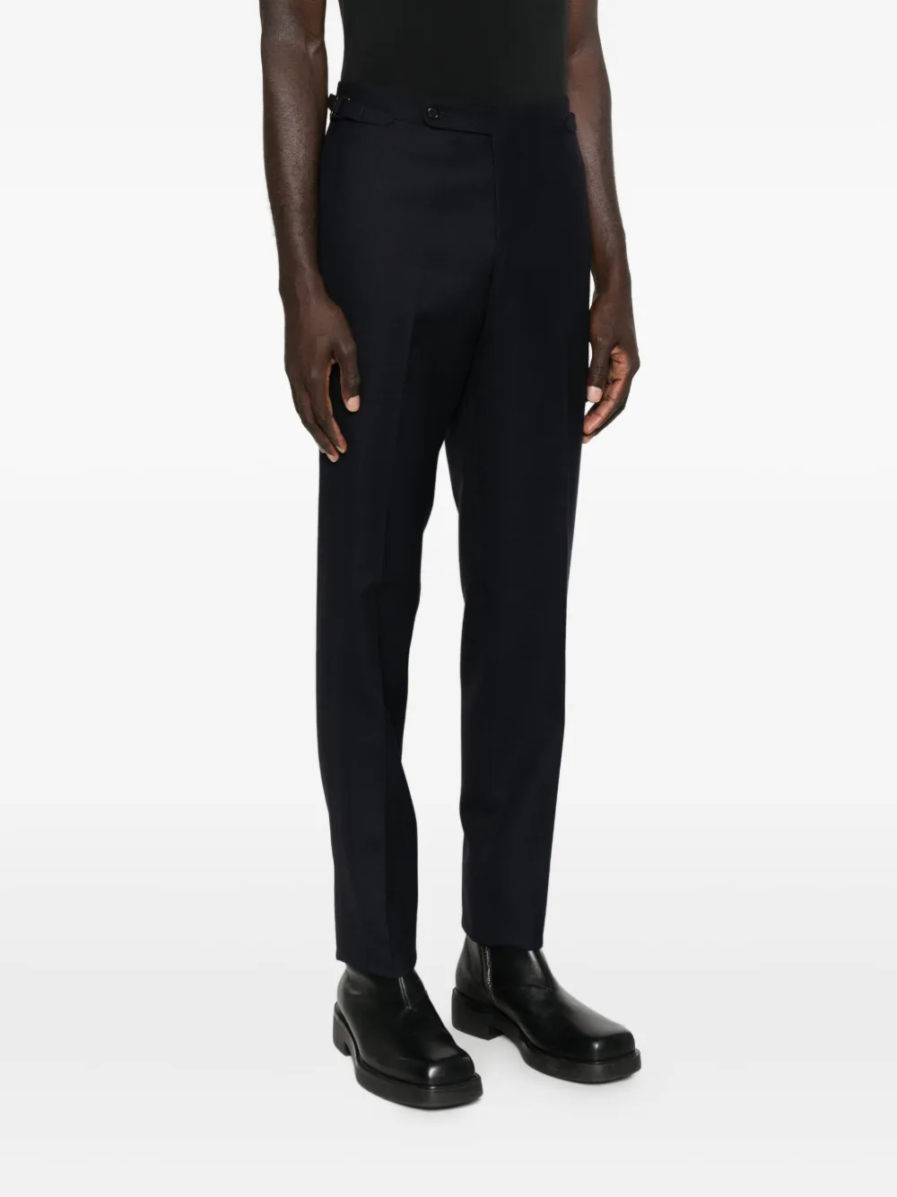 Husbands Broek met gesp Blauw