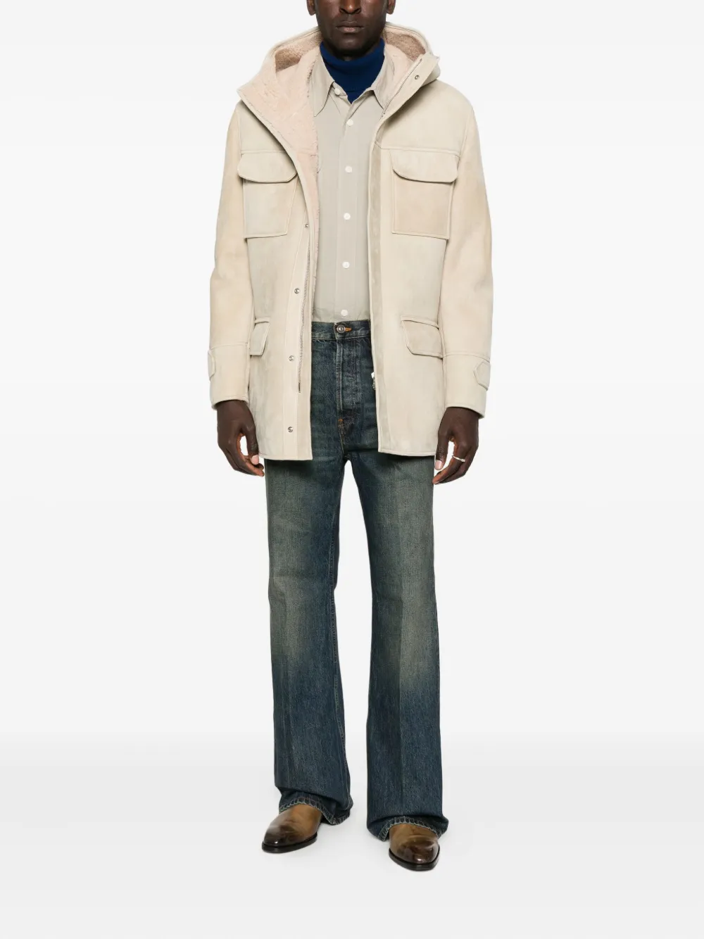 Husbands five-pocket regular jeans - Blauw