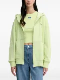 HUGO zip-up cotton hoodie - Green