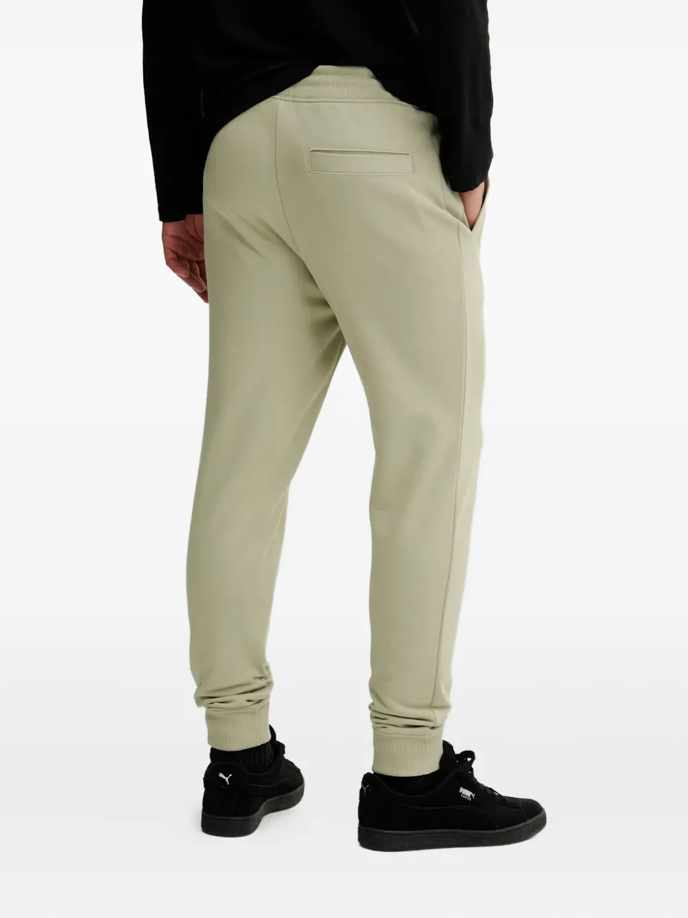 HUGO Duak trainingsbroek met logopatch Groen