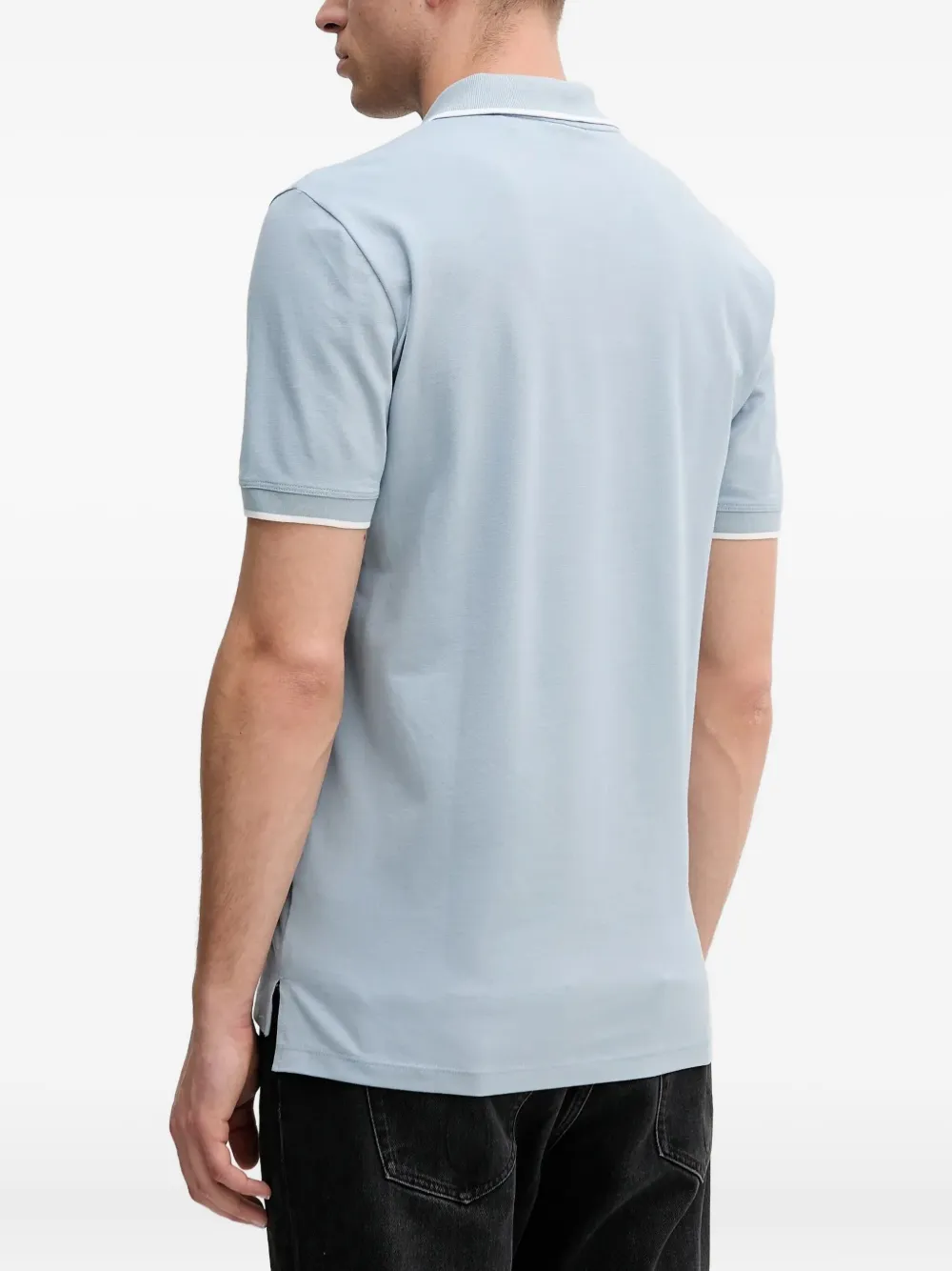 HUGO Poloshirt met logo Blauw