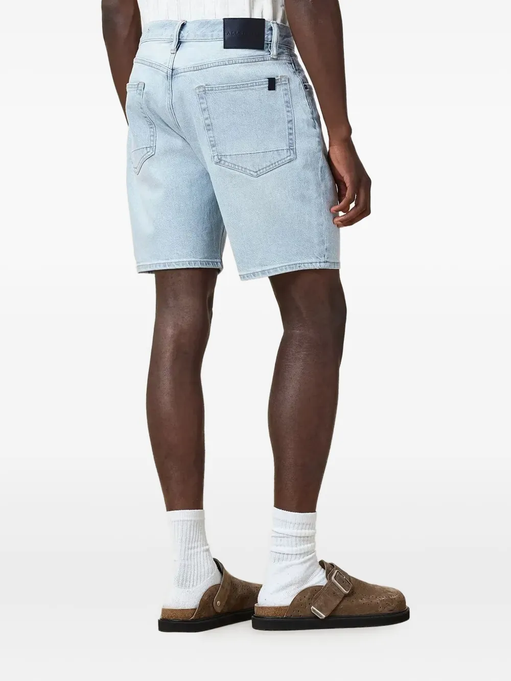 AllSaints Denim shorts met zakken Blauw