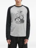 AMBUSH graphic-print raglan-sleeve T-shirt - Grey
